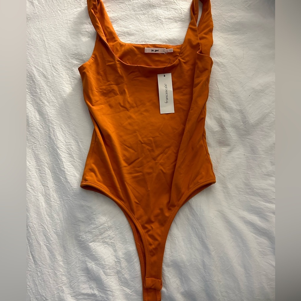 Burnt organge bodysuit